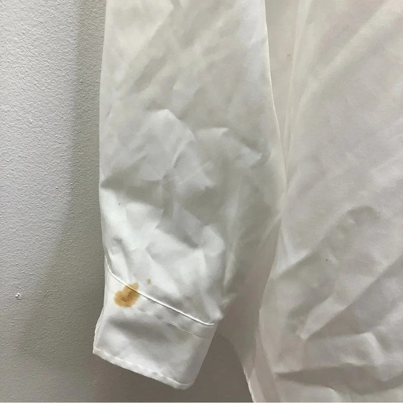 Goodfellow & Co.Size 2XB White Dress Button Up Dress Shirt. Has A Spot. New - Picture 4 of 6